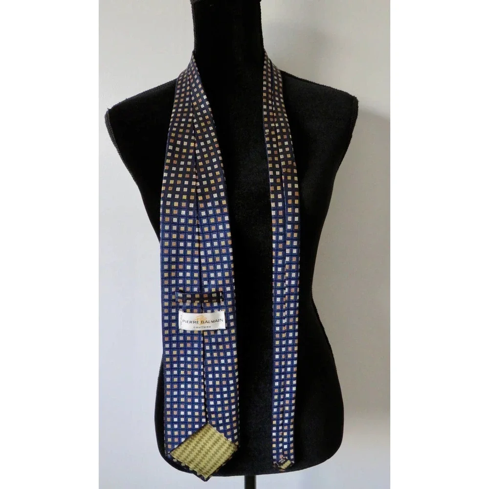 Pierre Balmain Silk Tie - Blue